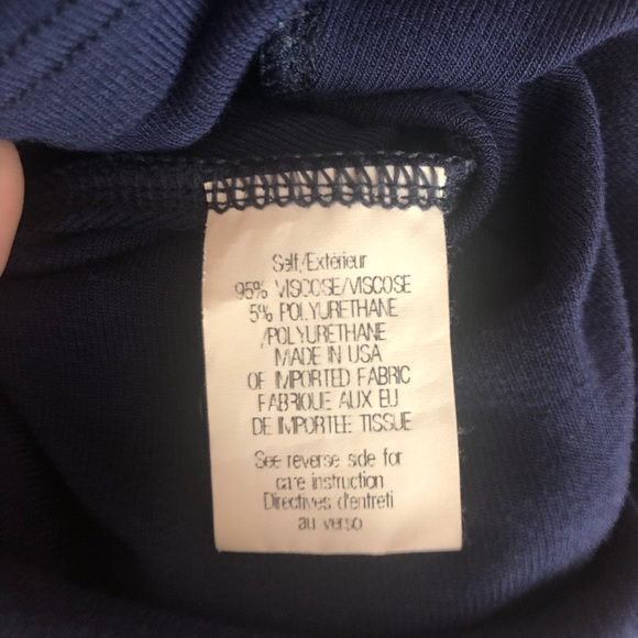 Theory Albita B Ribbed Navy Blue Dress - Picture 8 of 8